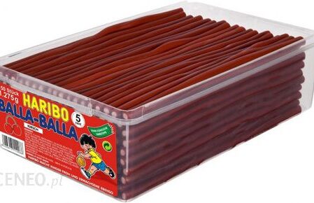 HARIBO Balla-Balla Kirsch Żelki Kable Wiśniowe 150 szt.