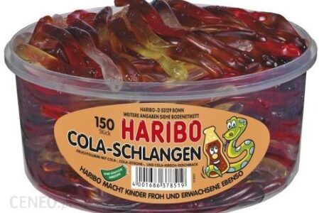 Haribo Cola-Schlangenżelki Owocowe 150szt.