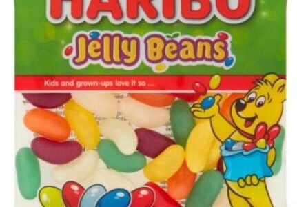 Haribo Jelly Beans Draże Cukrowe Z Żelowym Nadzieniem 85G