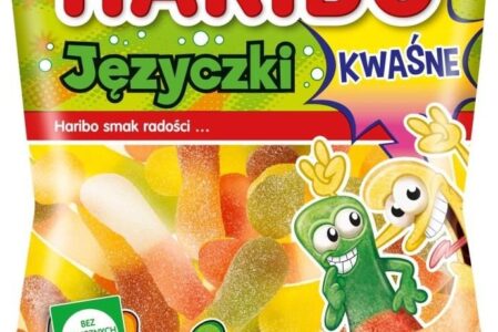 Haribo Kwaśne Języczki 85 g żelki