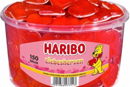 Haribo Liebes Herzen Żelki serca 150 sztuk 77113