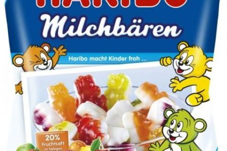 HARIBO Milchbären Żelki pianki mleczno owocowe niedźwiadki 175 g