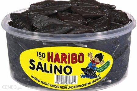 Haribo Salino Żelki Z Lukrecji Lukrecja 1200G Wegańskie