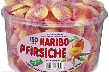 Haribo Żelki Brzoskwiniowe Haribo Pfirsiche 150 Sztuk