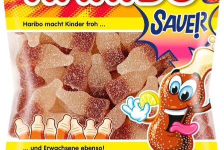 Haribo , Żelki , Happy Cola Kwaśne , 100g