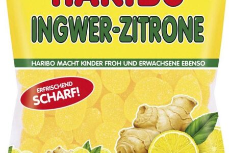 Haribo Żelki Ingwer-zitrone 175G Z Niemiec