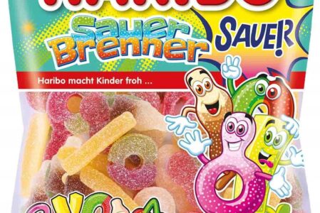 Haribo żelki kwaśne Sauer Brenner owocowe 175g