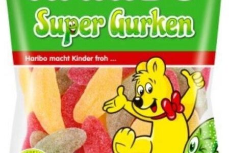 Haribo Żelki Przekąska Gurken Pikle Słodkie Pikantne z Niemiec 200g