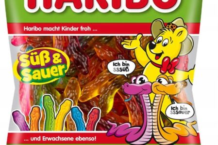 Haribo Żelki Twin Snakes Węże 175g Z Niemiec