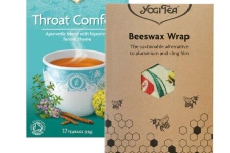 Herbata na gardło 17 saszetek x 1,8g 10 sztuk BIO Yogi Tea + woskowijka GRATIS