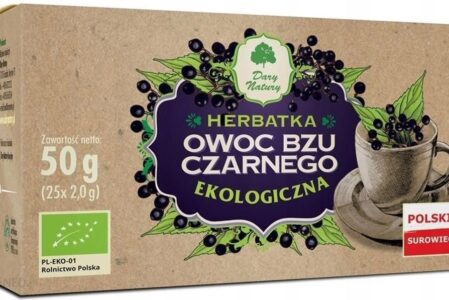 Herbata Owoc Bzu Czarnego Eko Bio 50g Bez Czarny