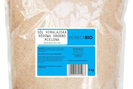Horeca Sól himalajska różowa drobno mielona 5kg