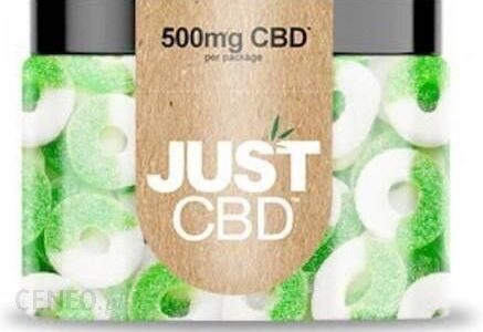 Justcbd Żelki CBD jabłkowe Apple Rings 500 mg