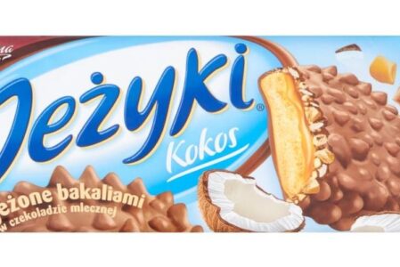 Jutrzenka herbatniki jezyki kokosowe w czekoladzie 140g
