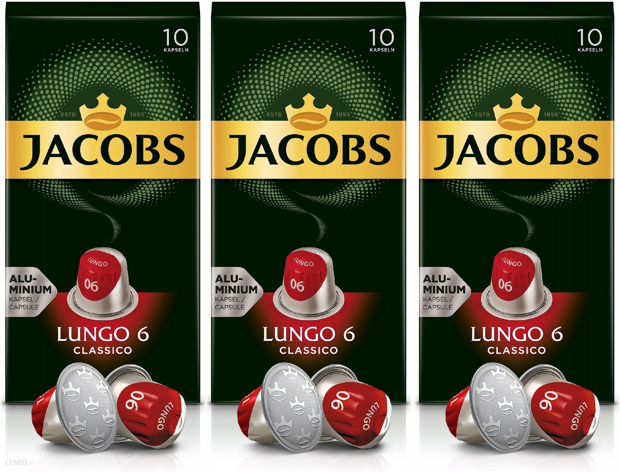 Kapsułki Jacobs Lungo 6 Komp Z NespressoR* 30Szt