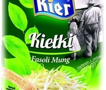 Kiełki Fasoli Mung Chińskie Kier w Zalewie 12x425g