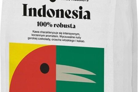 Kiwi Garden Coffee Roasters Kawa Ziarnista Świeżo Palona 100%Robusta Indonezja