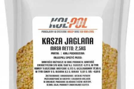 KolPol Kasza Jaglana 2,5kg Polska Naturalna