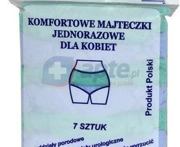 Komfortowe Majteczki Jednorazowe Dla Kobiet Rozmiar 38 X 7 Sztuk
