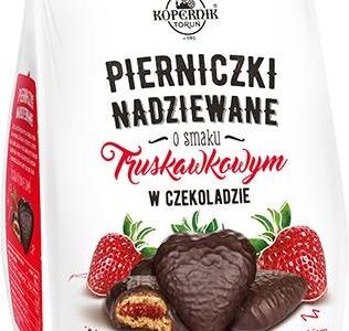 Kopernik Pierniki W Czekoladzie O Smaku Truskawkowym 150 G