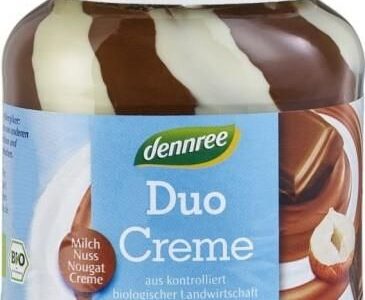 KREM NUGATOWY DUO MLECZNO ORZECHOWY 400 g DENNREE