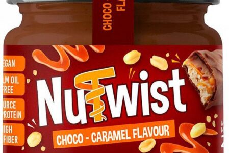 Krem Orzechowy Nutwist Choco-Caramel 250g NUTURA smak batonika czekoladowo-karmelowego