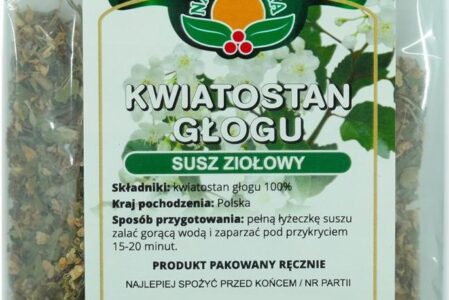 Kwiatostan Głogu, Głóg kwiat Natura Wita 50g