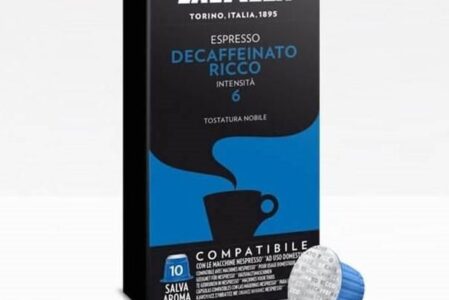 Lavazza Decaricco Kawa Bezkofeinowa 10 Kapsułek Do Nespresso
