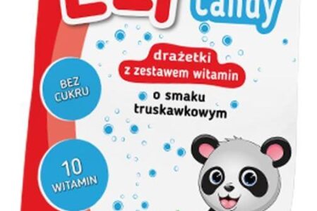 Lily Candy Drażetki Z Zestawem Witamin Smak Truskawkowy 40G