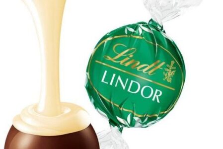 Lindt Lindor Pralinki na wagę Miętowe 100g