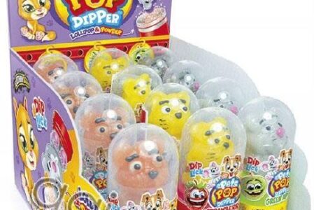 Lizak 3D Zwierzątka Pets Pop Dipper 40g 12 Szt