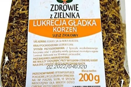 Lukrecja Korzeń Lukrecji Natura Wita aż 200G