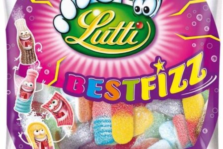 LUTTI BESTFIZZ FRANCUSKIE KWAŚNE ŻELKI 100G