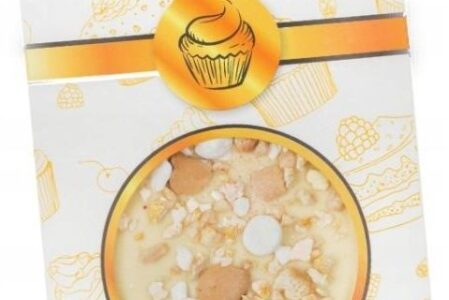 M.Pelczar Chocolatier Biała Czekolada – Lemon Tart Z Kruchymi Ciastkami I Skórką Cytryny 50g