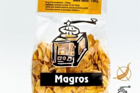 Magros Przyprawy Bezglutenowe Czosnek Suszony Płatki Bezglutenowy 100g Magros