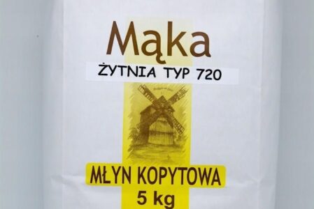 Mąka Żytnia Jasna Typ 720 Z Naszego Młyna 5kg