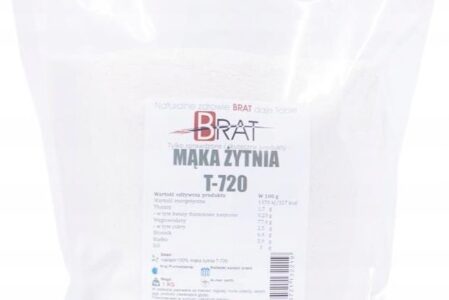 Mąka Żytnia Typ 720 1kg do Wypieków wysoka Jakość