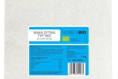 MĄKA ŻYTNIA TYP 960 BIO 5 kg – HORECA