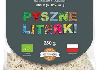 Makaron Z Ryżu Białego Literki Bio 250g Fabijańscy