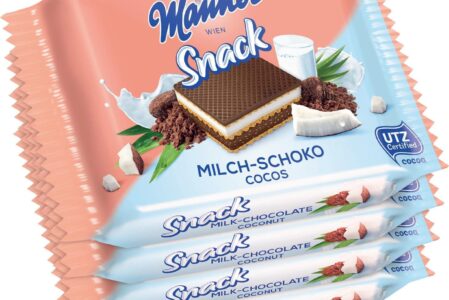 Manner Snack Wafel Mleko-Czekolada-Kokos 100g