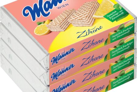 Manner Wafelki Cytrynowe – 300G 4 Szt.