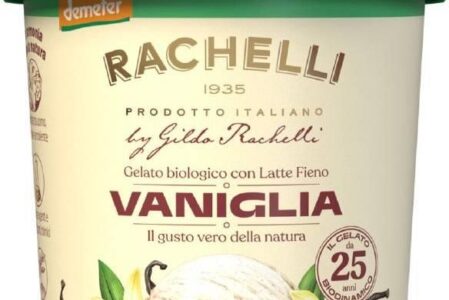 Marka Niezdefiniowana Lody – Rachelli Ice Cream – Waniliowe Fair Trade Demeter Bezglutenowe Bio 500ml Rachelli Ice Cream