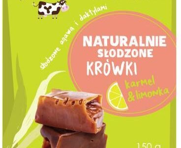 Me Gusto Krówki Karmel I Limonka Słodzone Agawą Bezmleczne Bezglutenowe Bio 150g