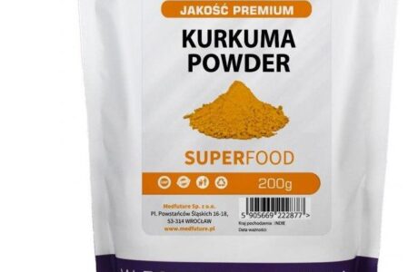 Medfuture Kurkuma Premium Mielona 100% Naturalna 200 G