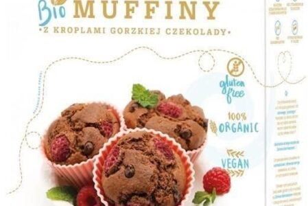 Mieszanka Do Wypieku Muffinków Z Kroplami Gorzkiej Czekolady Bio 300g