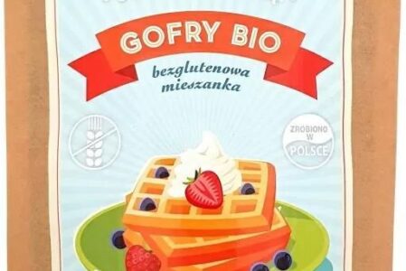 Mieszanka na gofry bezglutenowe BIO 350 g – Pięć Przemian