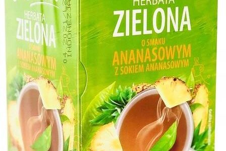 MILTON herbata zielona o smaku ananasowym