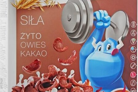 Milzu Siła Kakaowe Płatki Śniadaniowe Dla Dzieci 200G