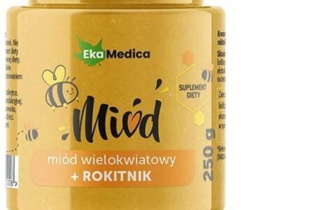 Miód wielokwiatowy z rokitnikiem i ekstraktem z owoców rokitnika