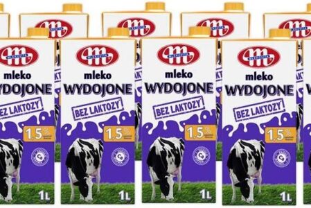 Mlekovita Wydojone bez laktozy 1,5% UHT 12x1l 12 Litrów
